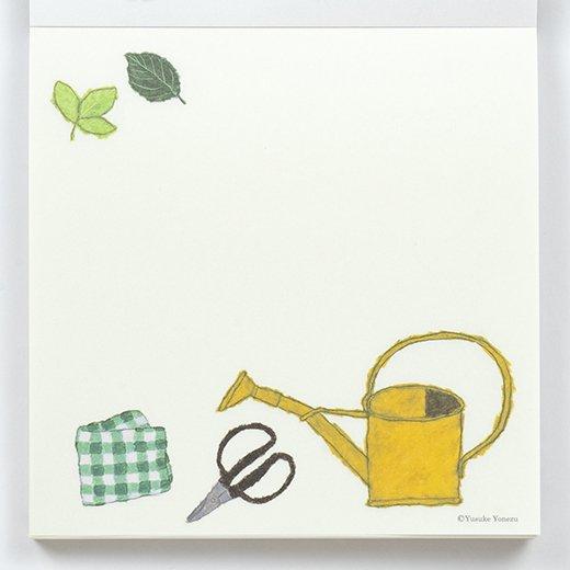 Greeting Life Square Memo Pad Yonezu Yusuke [YZN-412] - Green